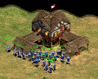 中心を長剣剣士で割る